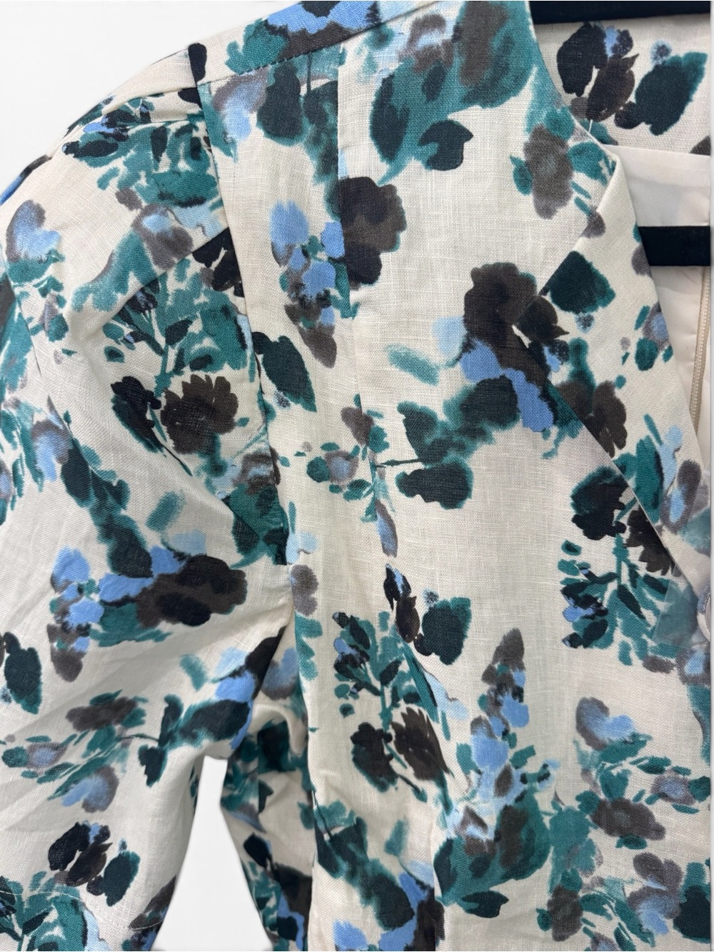 Tuckernuck “Hadley” Blue Blooms Midi dress - size Large - Picture 6 of 7
